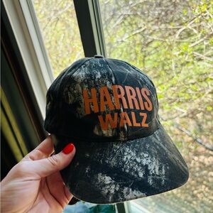 Harris Walz Camouflage Campaign Hat